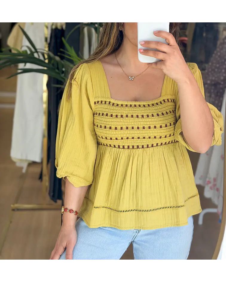 BLUSA ALGODÃO PISTACHO