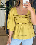 BLUSA ALGODÃO PISTACHO