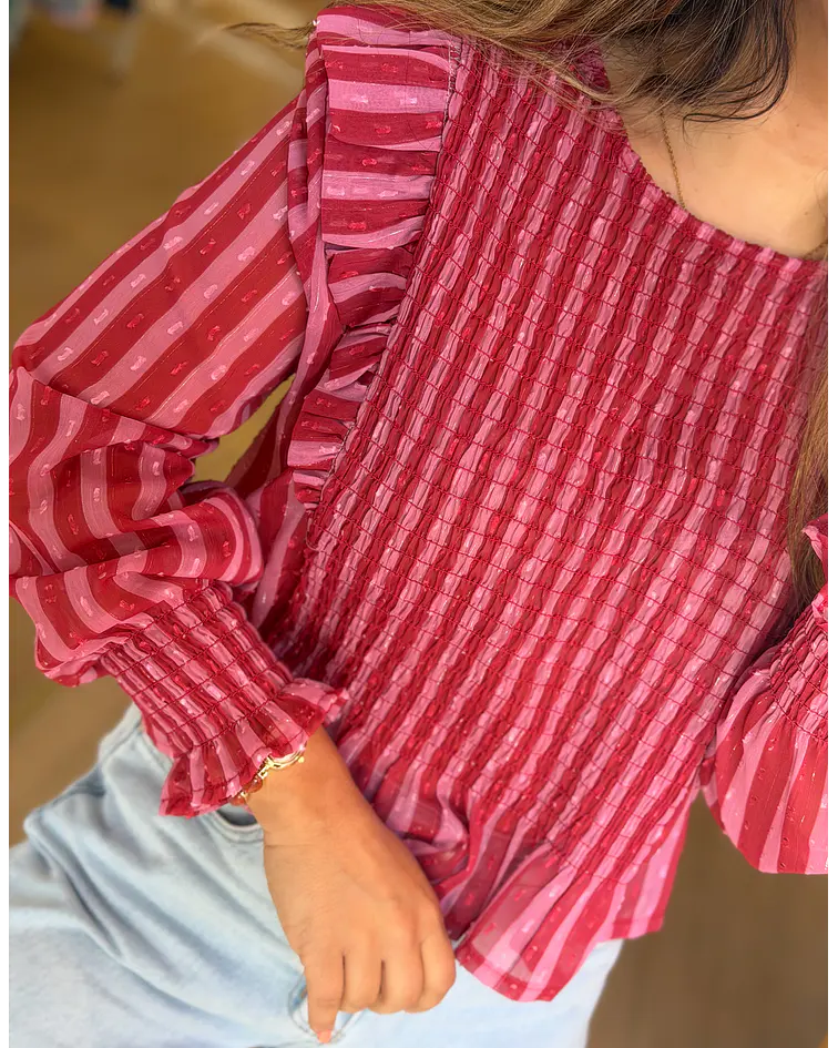 BLUSA ESTAMPADA FAVO DE MEL