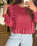 BLUSA ESTAMPADA FAVO DE MEL
