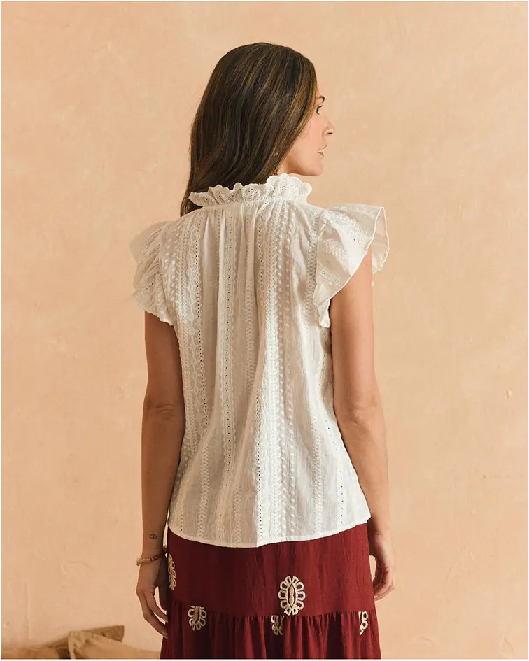 CAMISA ROMÂNTICA BRANCA