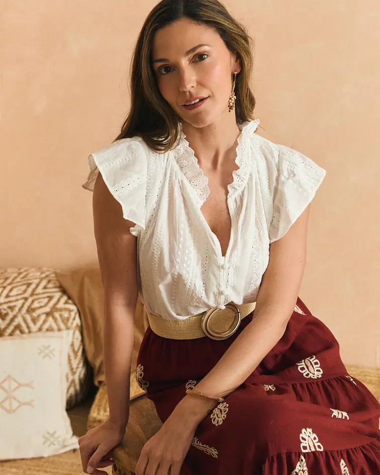 CAMISA ROMÂNTICA BRANCA