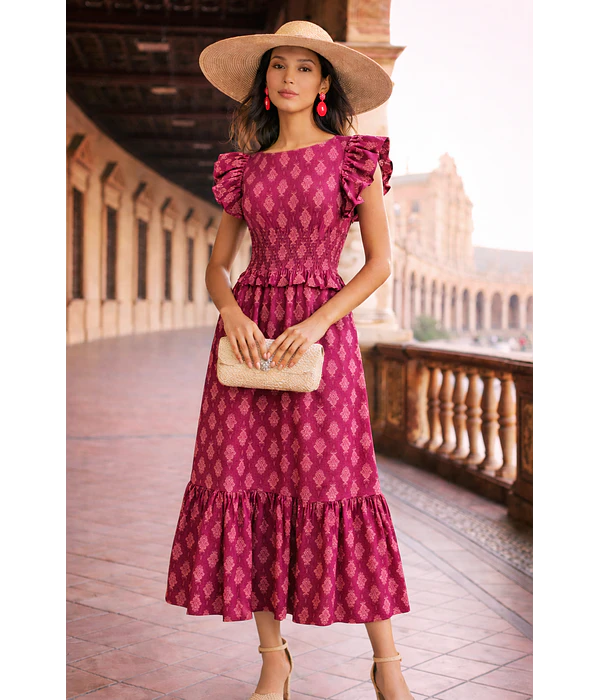 VESTIDO ESTAMPADO ELASTICO