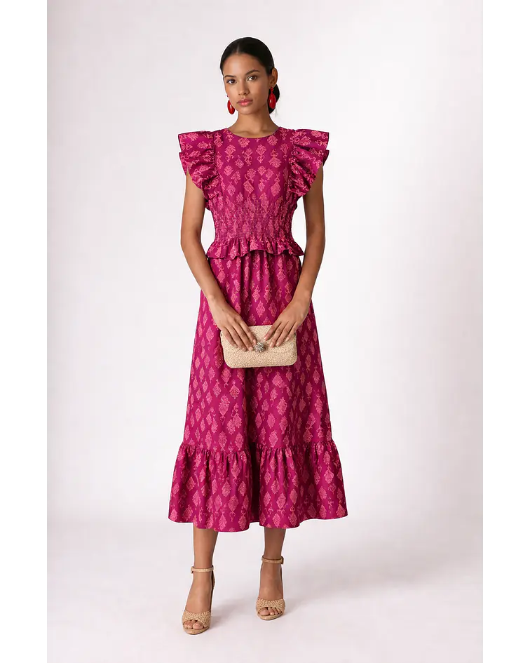 VESTIDO ESTAMPADO ELASTICO