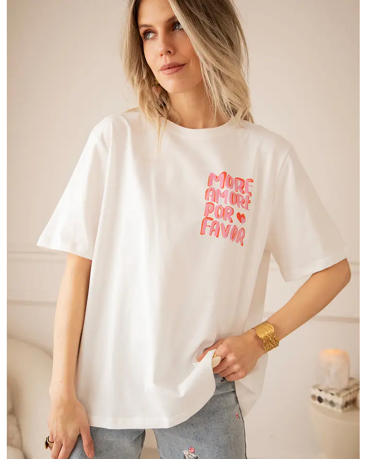 TSHIRT MORE AMOR POR FAVOR