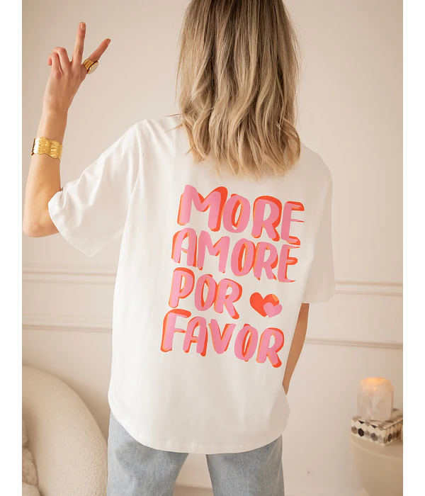 TSHIRT MORE AMOR POR FAVOR