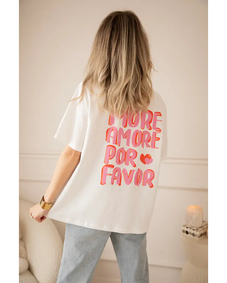 TSHIRT MORE AMOR POR FAVOR