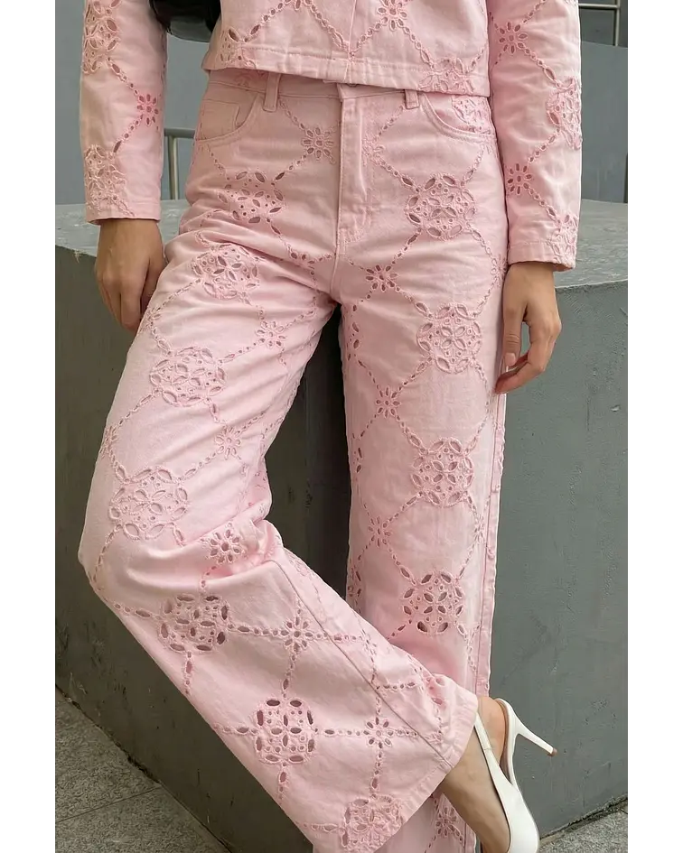 JEANS BORDADAS ALICE