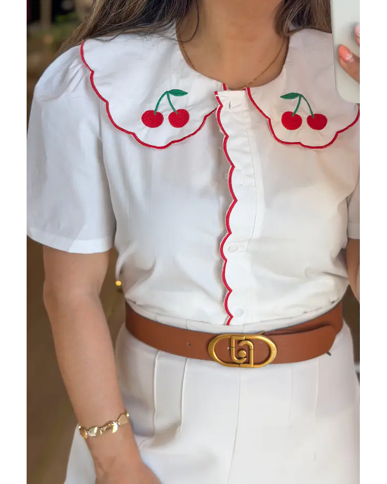 CAMISA GOLA CEREJA