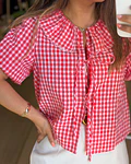 CAMISA ATILHOS VICHY