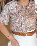 CAMISA FLORAL GOLA BEBÉ 