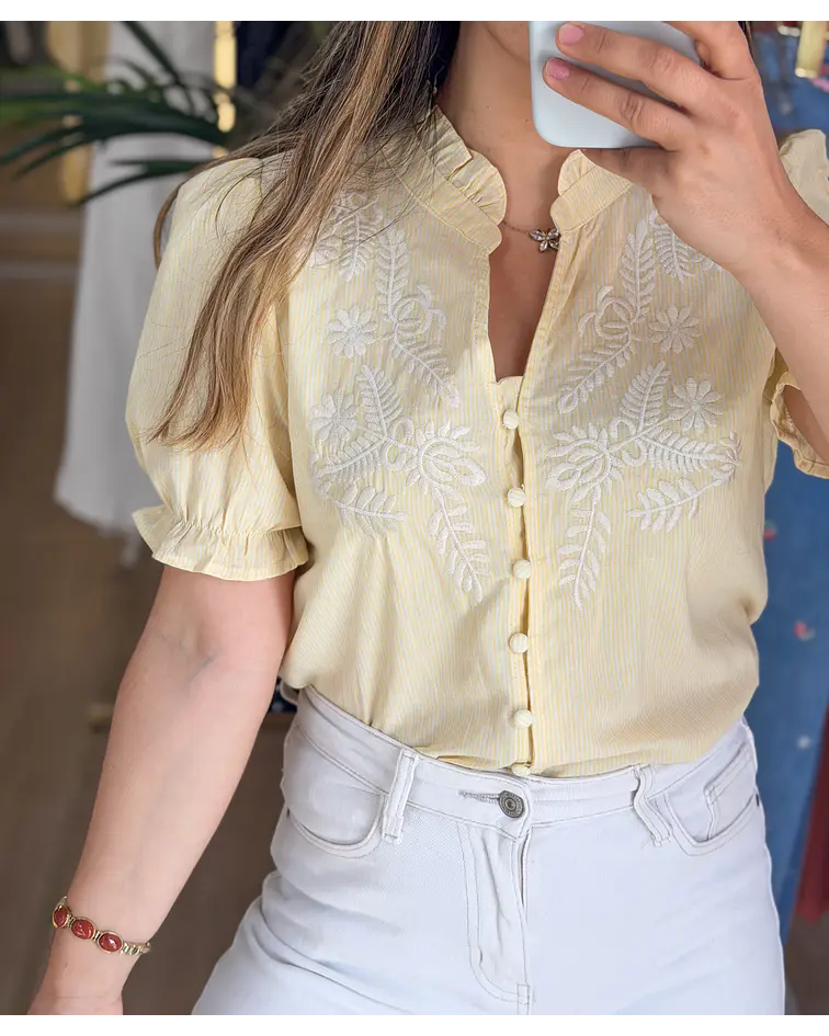 CAMISA RISCAS BORDADA 