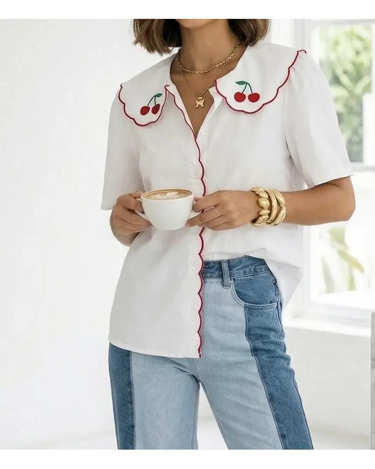 CAMISA GOLA CEREJA