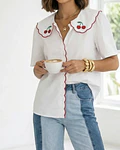 CAMISA GOLA CEREJA
