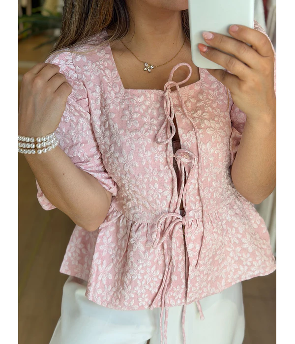 CAMISA COM MANGA BALÃO