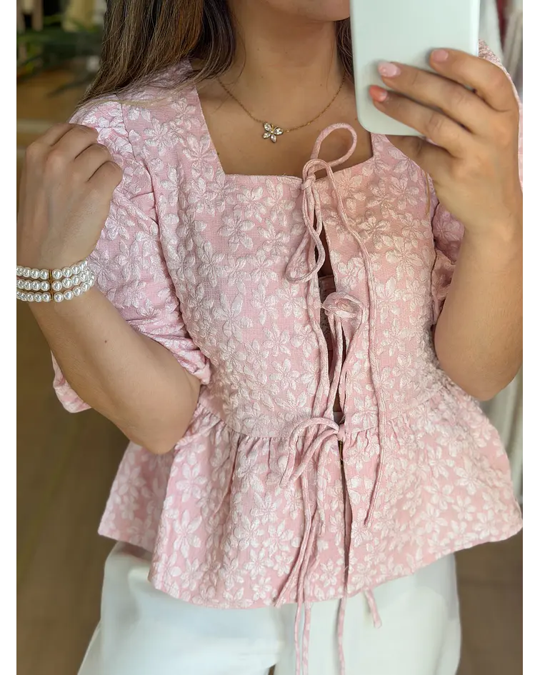 CAMISA COM MANGA BALÃO