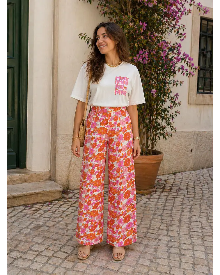 JEANS ESTAMPADAS FLORES