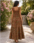 VESTIDO ESTAMPADO FAVO DE MEL