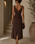 VESTIDO CASTANHO