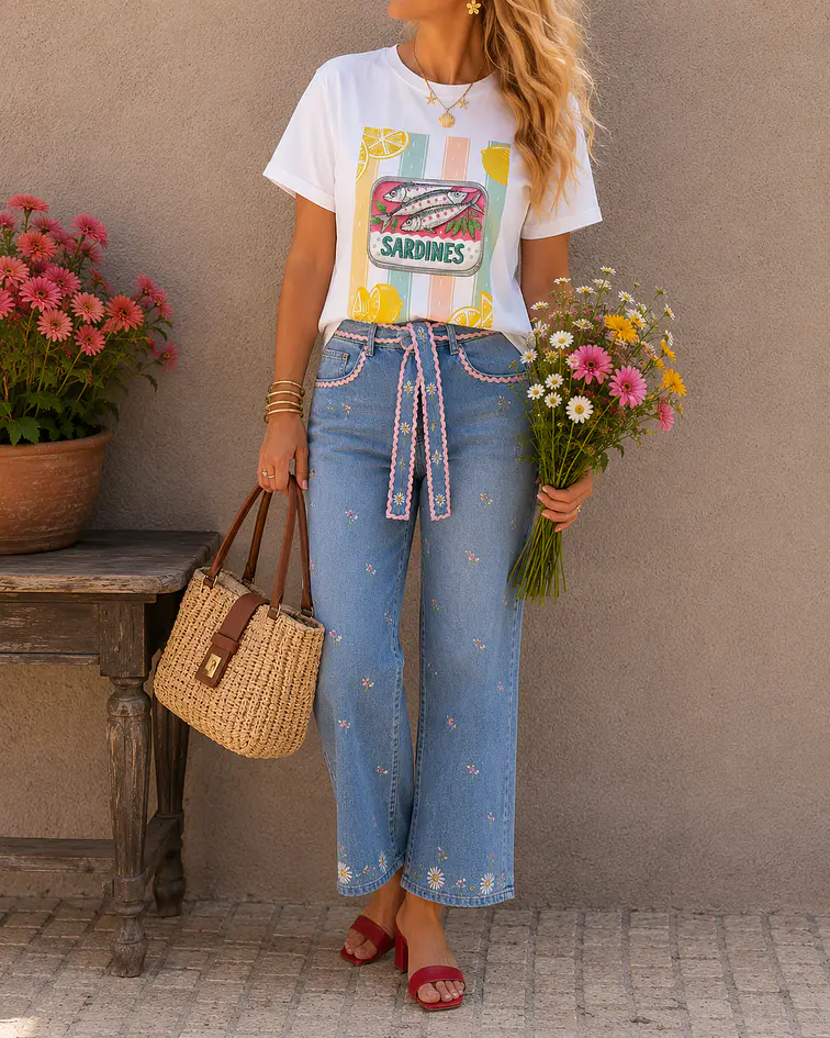 TSHIRT ESTAMPADA SARDINES 