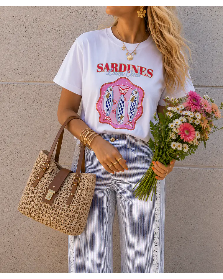 TSHIRT ESTAMPADA SARDINES  