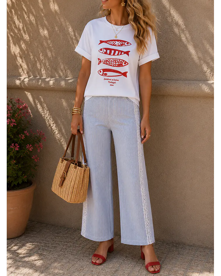 TSHIRT ESTAMPADA SARDINES  