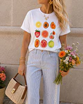 JEANS RISCAS COM CROCHET