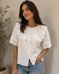 CAMISA COM BORDADOS