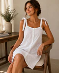 VESTIDO BRANCO BORDADO