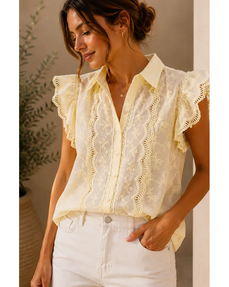 CAMISA BELLA AMARELA