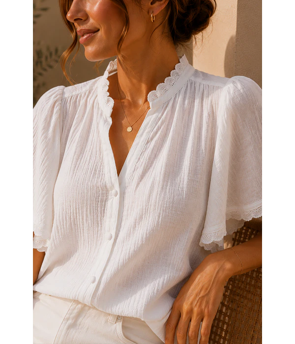 CAMISA BRANCA ALGODÃO