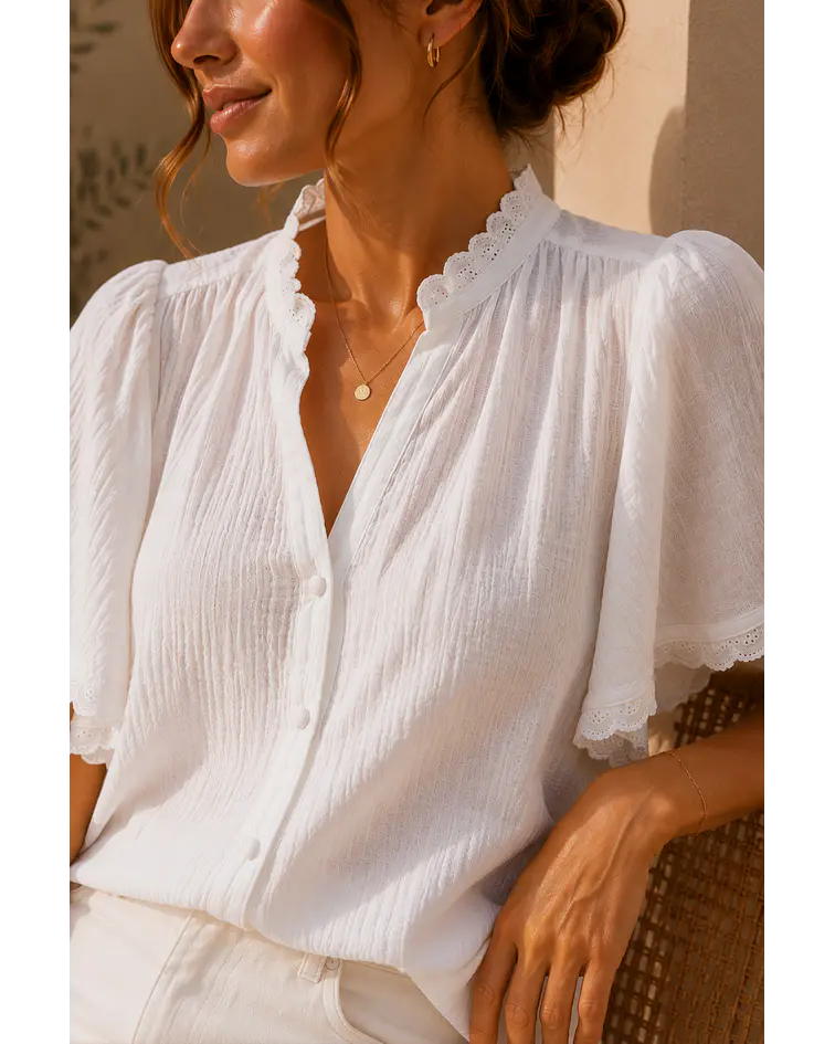 CAMISA BRANCA ALGODÃO