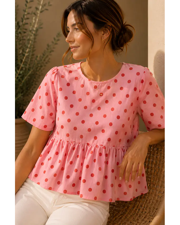 BLUSA ESTAMPADA BOLAS