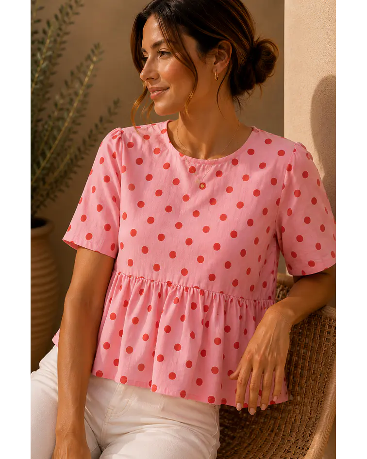 BLUSA ESTAMPADA BOLAS