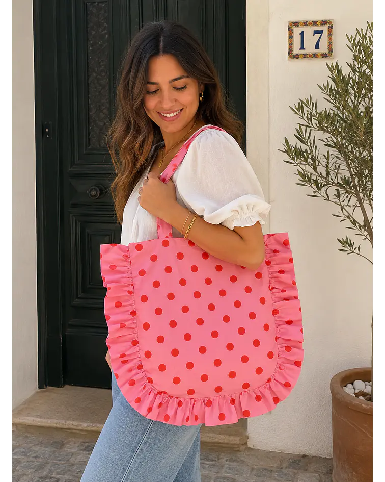 MALA ALGODÃO ESTAMPADA