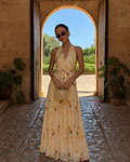 VESTIDO ESTAMPADO AMARELO