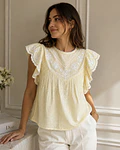 BLUSA BORDADA RISCAS