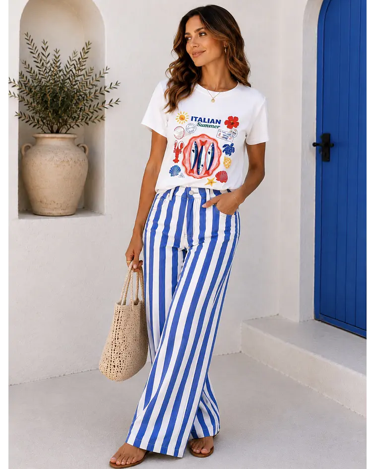 JEANS RISCAS AZUIS