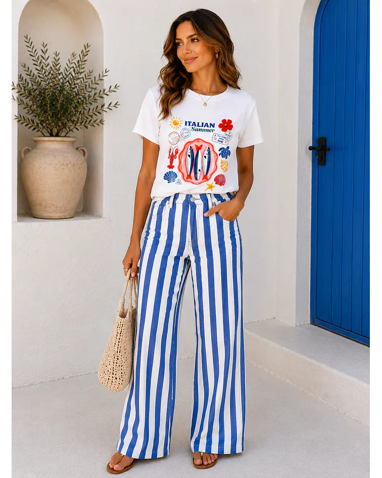 JEANS RISCAS AZUIS