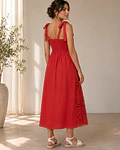 VESTIDO RENDA VERMELHO