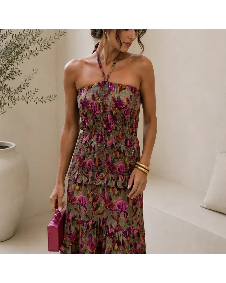 VESTIDO PADRÃO ESTAMPADO
