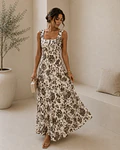VESTIDO COMPRIDO ESTAMPADO