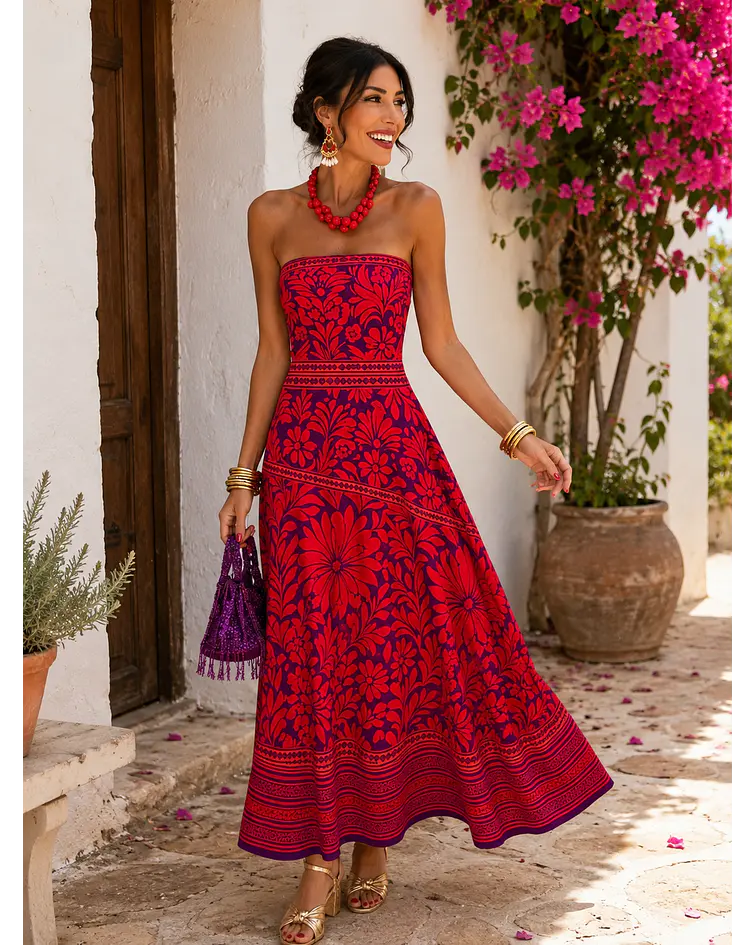 VESTIDO CAI-CAI ESTAMPADO