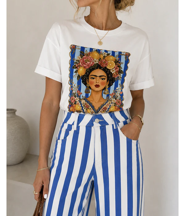 TSHIRT ESTAMPADA FRIDA KAHLO