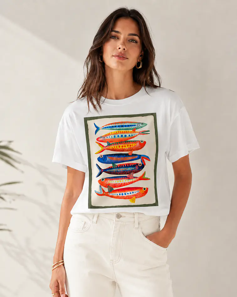 TSHIRT ESTAMPADA SARDINES 