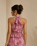 VESTIDO ESTAMPADO FOLHOS