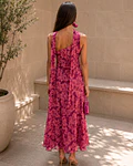 VESTIDO ASSIMÉTRICO ESTAMPADO