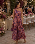 VESTIDO ASSIMÉTRICO ESTAMPADO 