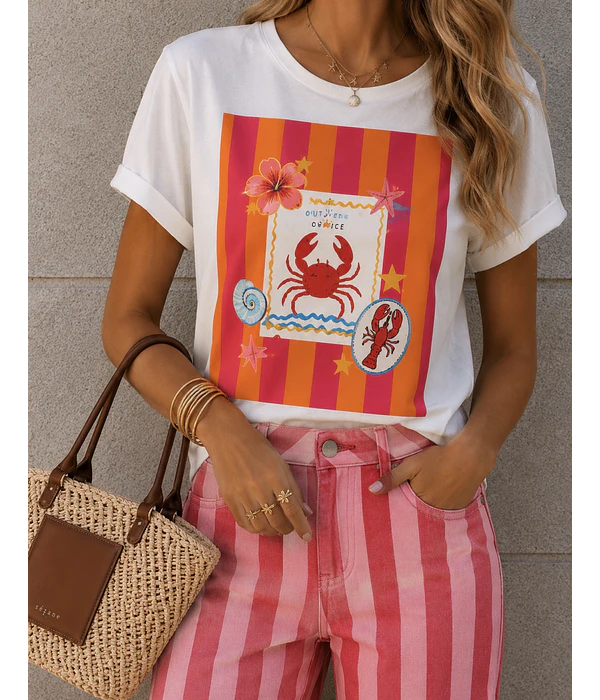TSHIRT ESTAMPADA CARANGUEJO