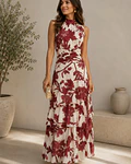 VESTIDO ESTAMPADO FOLHOS